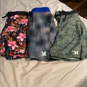 3 FOR THE PRICE OF 1 Hurley Kids Swim SIZE 10